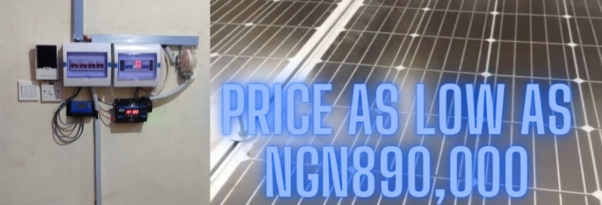 Cheapest solar in nigeria and their prices