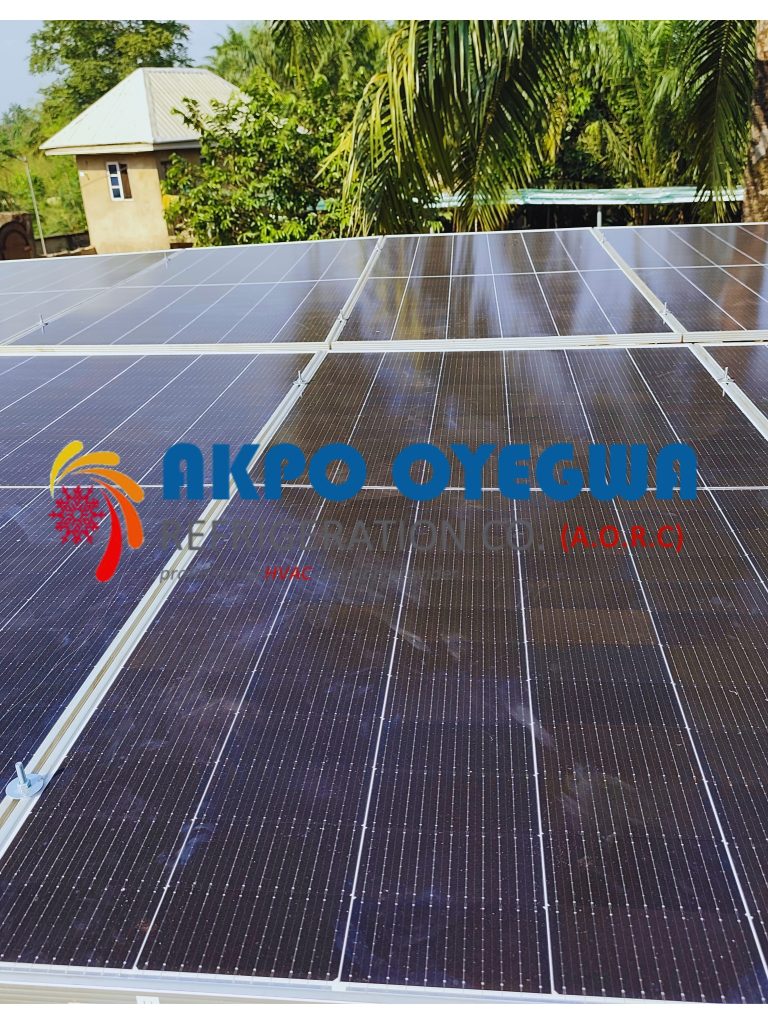 Commercial and industrial solar power solutions by Akpo Oyegwa Refrigeration Company