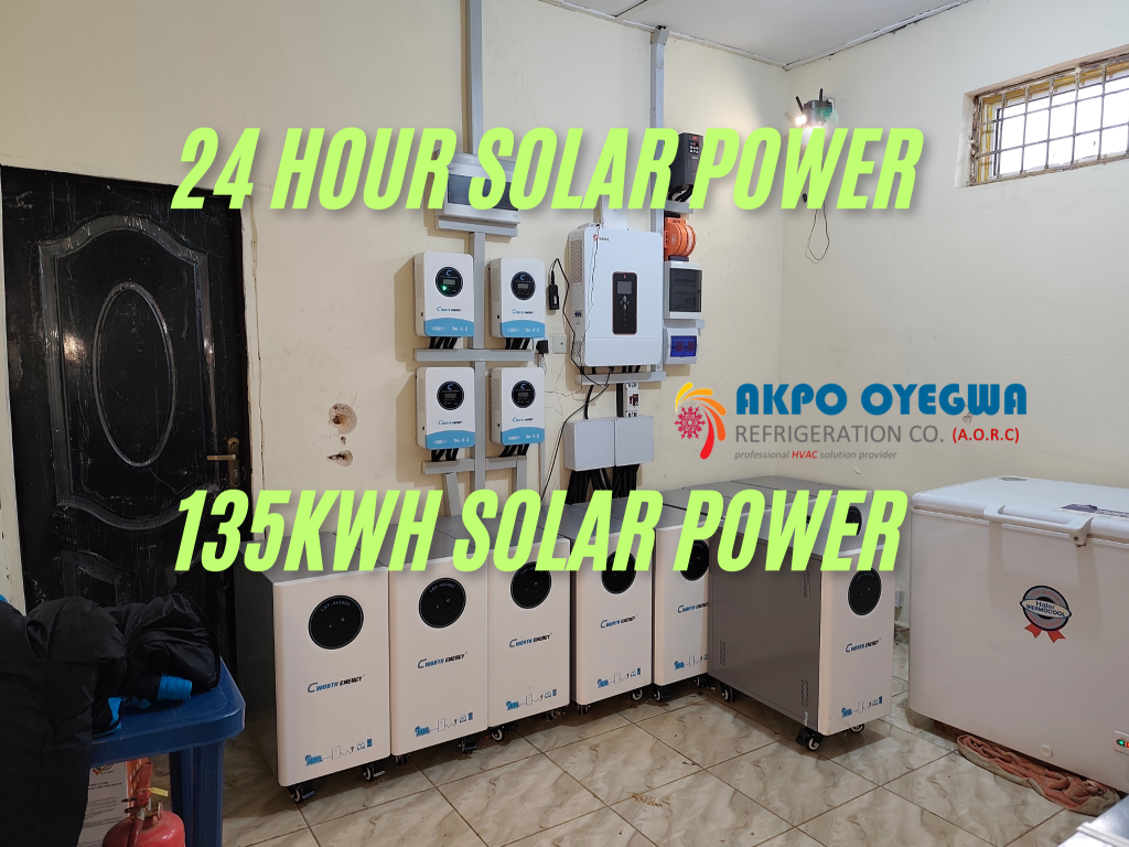 24 HOUR SOLAR POWER. 135KWH SOLAR POWER. COMPLETE SOLAR POWER SYSTEM 3