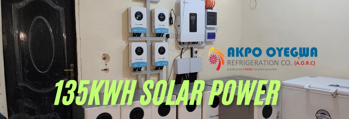 24 HOUR SOLAR POWER. 135KWH SOLAR POWER. COMPLETE SOLAR POWER SYSTEM 3