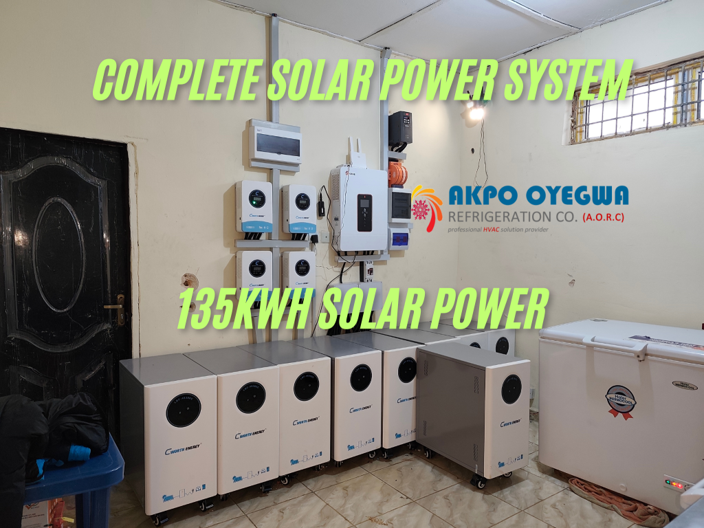 COMPLETE SOLAR POWER SYSTEM. 135KWH SOLAR POWER 1