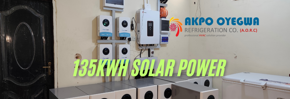 COMPLETE SOLAR POWER SYSTEM. 135KWH SOLAR POWER 1