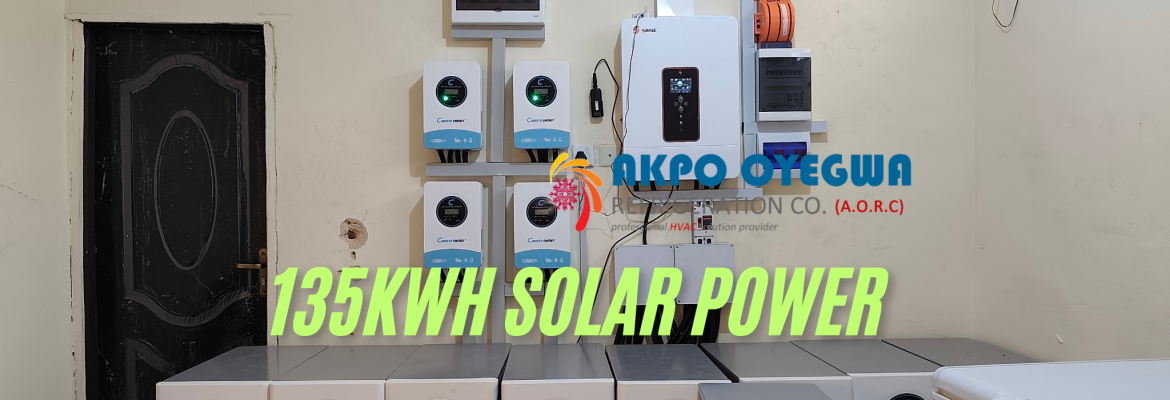 COMPLETE SOLAR POWER SYSTEM. 135KWH SOLAR POWER