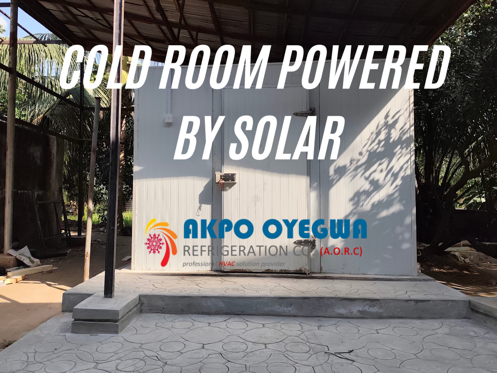 Solar Powered Cold Room in Nigeria Zero Electricity Bills, Maximum Food Preservation