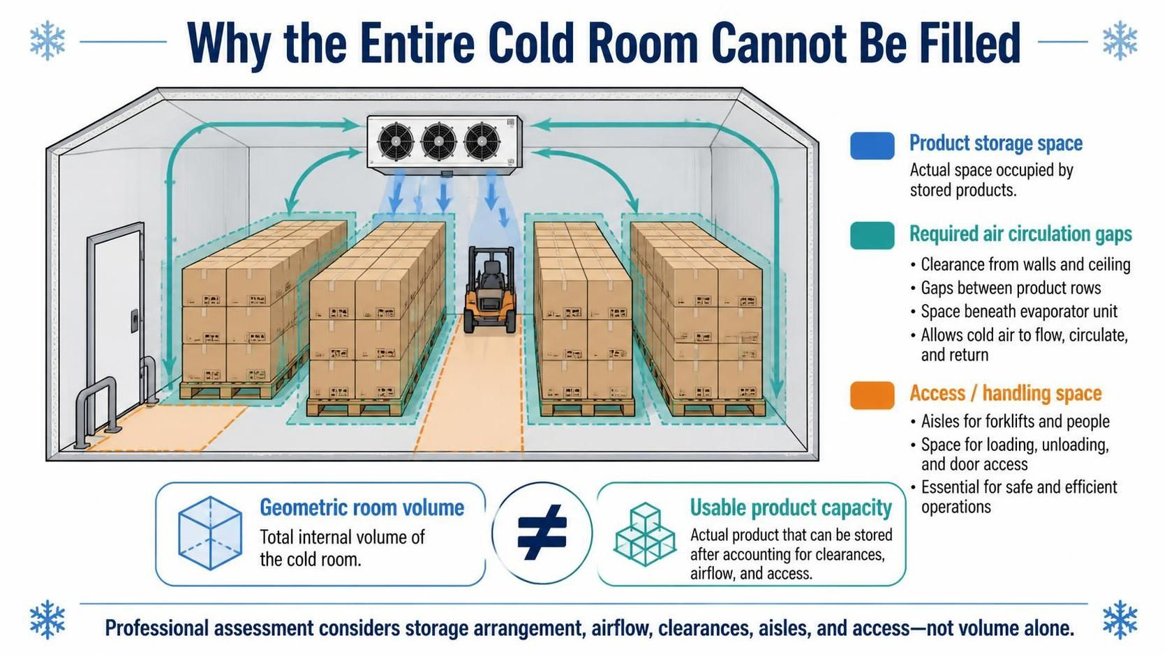 Why the Entire Cold Room Cannot Be Filled